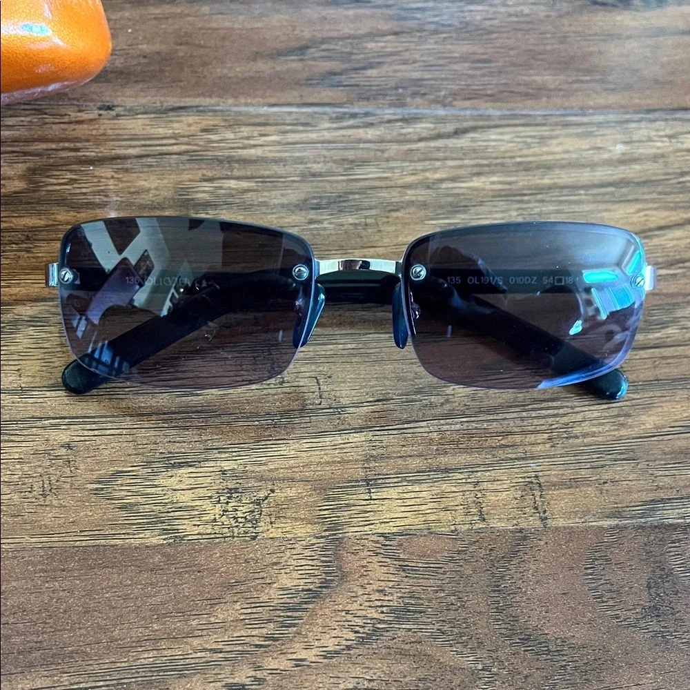 Oliver by Valentino Black and Silver Sunglasses - Picture 2 of 5